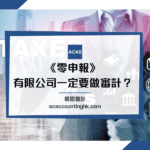 有限公司一定要做審計 有限公司一定要做審計, 零申報